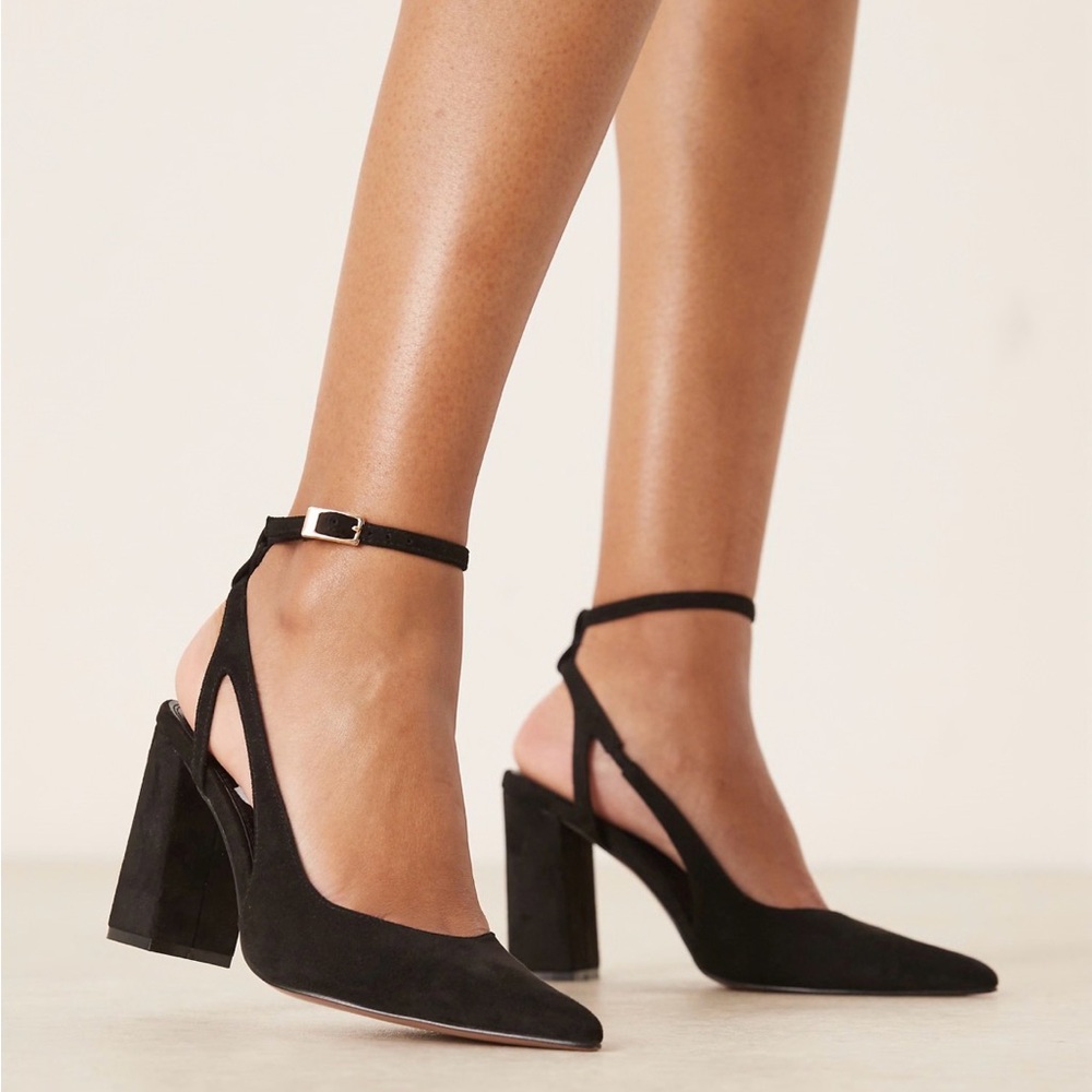 ASOS DESIGN Paisley High Block Heels in Black